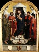 WEYDEN, Rogier van der Virgin with the Child and Four Saints oil painting on canvas